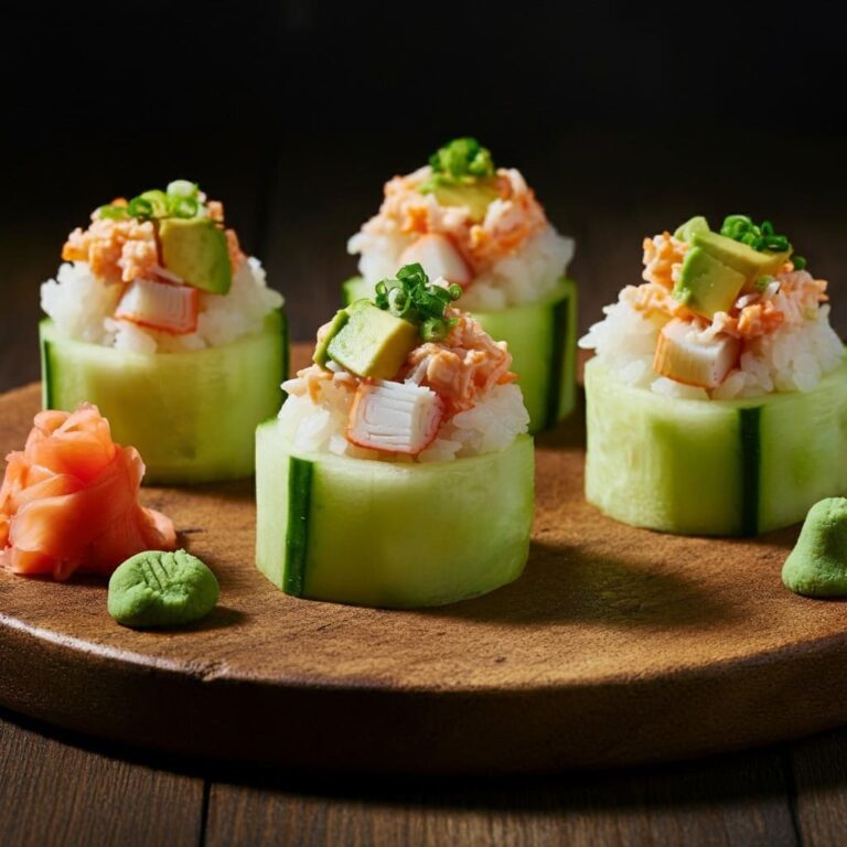 Cucumber Sushi Cups Recipe