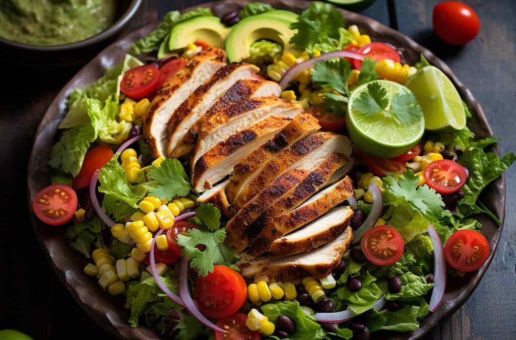 Mexican Grilled Chicken Salad Recipe