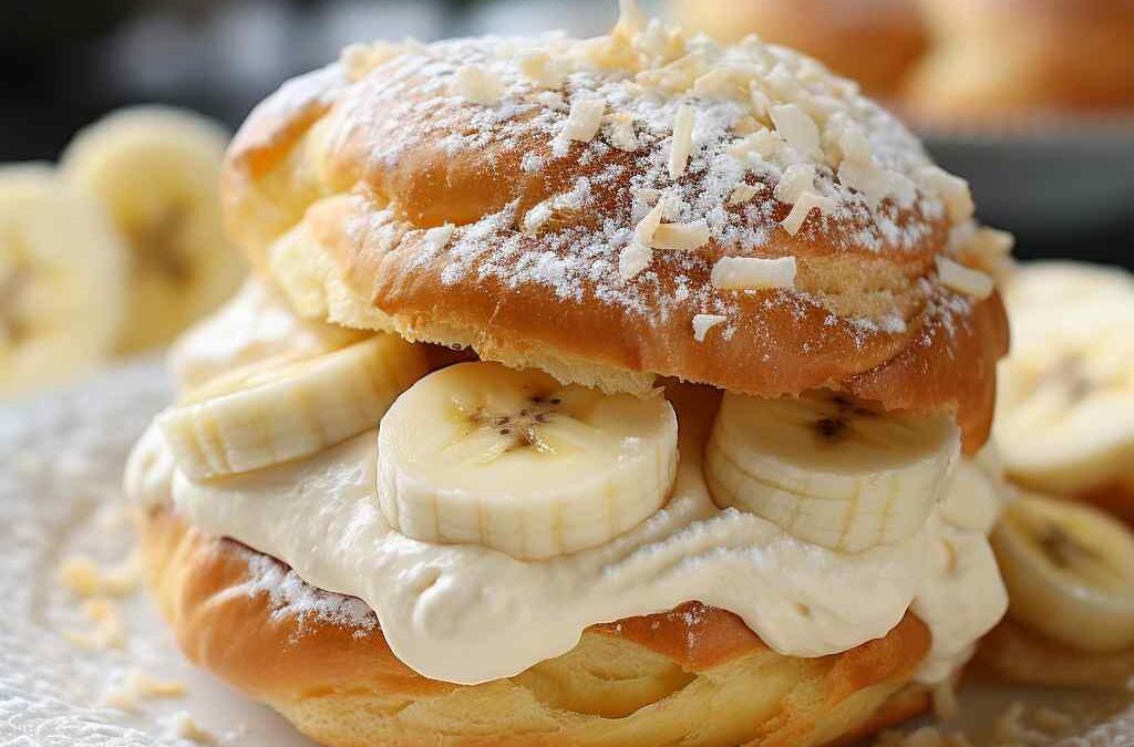 Banana Cream Puffs