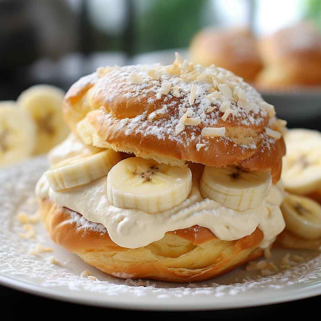 Banana Cream Puffs