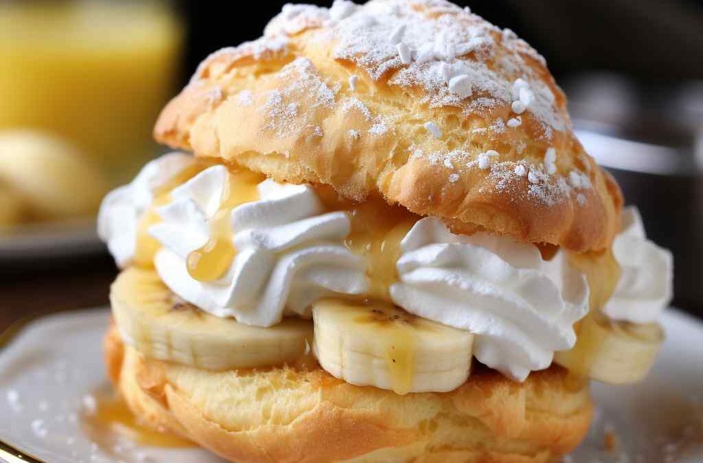 Banana Cream Puffs Recipe