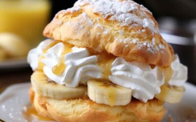 Banana Cream Puffs