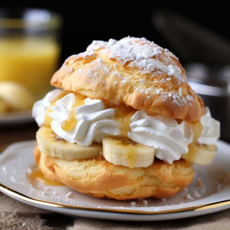 Banana Cream Puffs