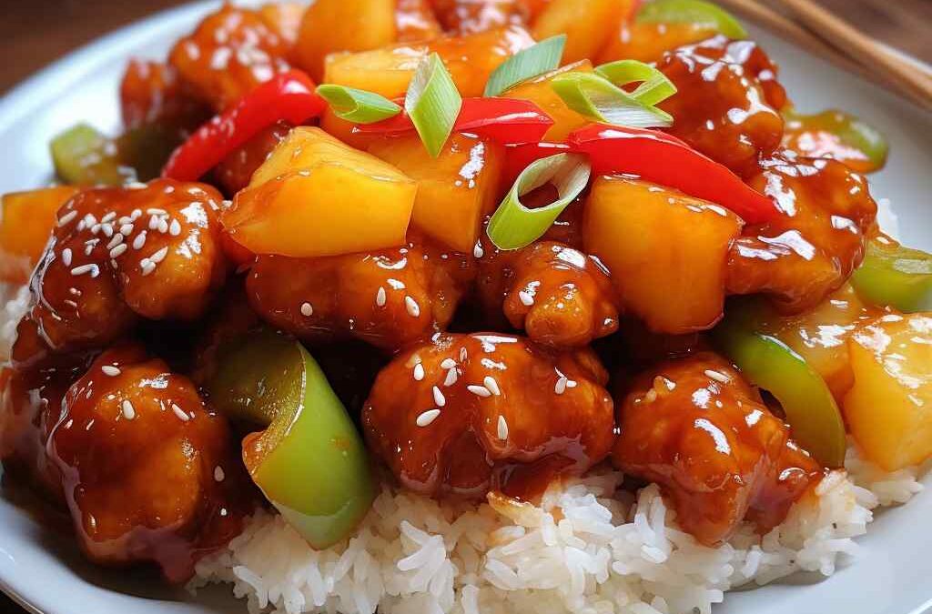 Super Easy Sweet & Sour Chicken or Meatballs