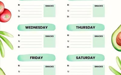 FREE MENU PLANNER PRINTABLE