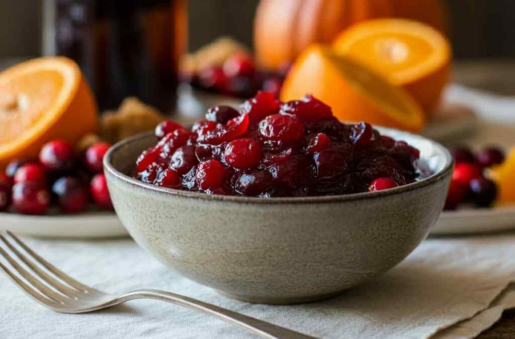 Homemade Cranberry Orange Sauce