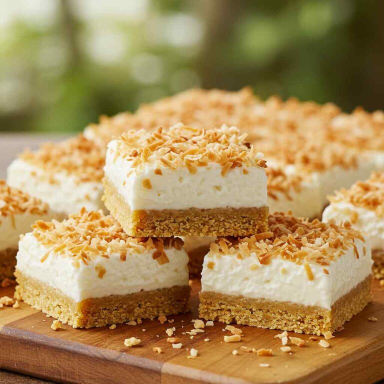 Toasted Coconut Cream Pie Bars